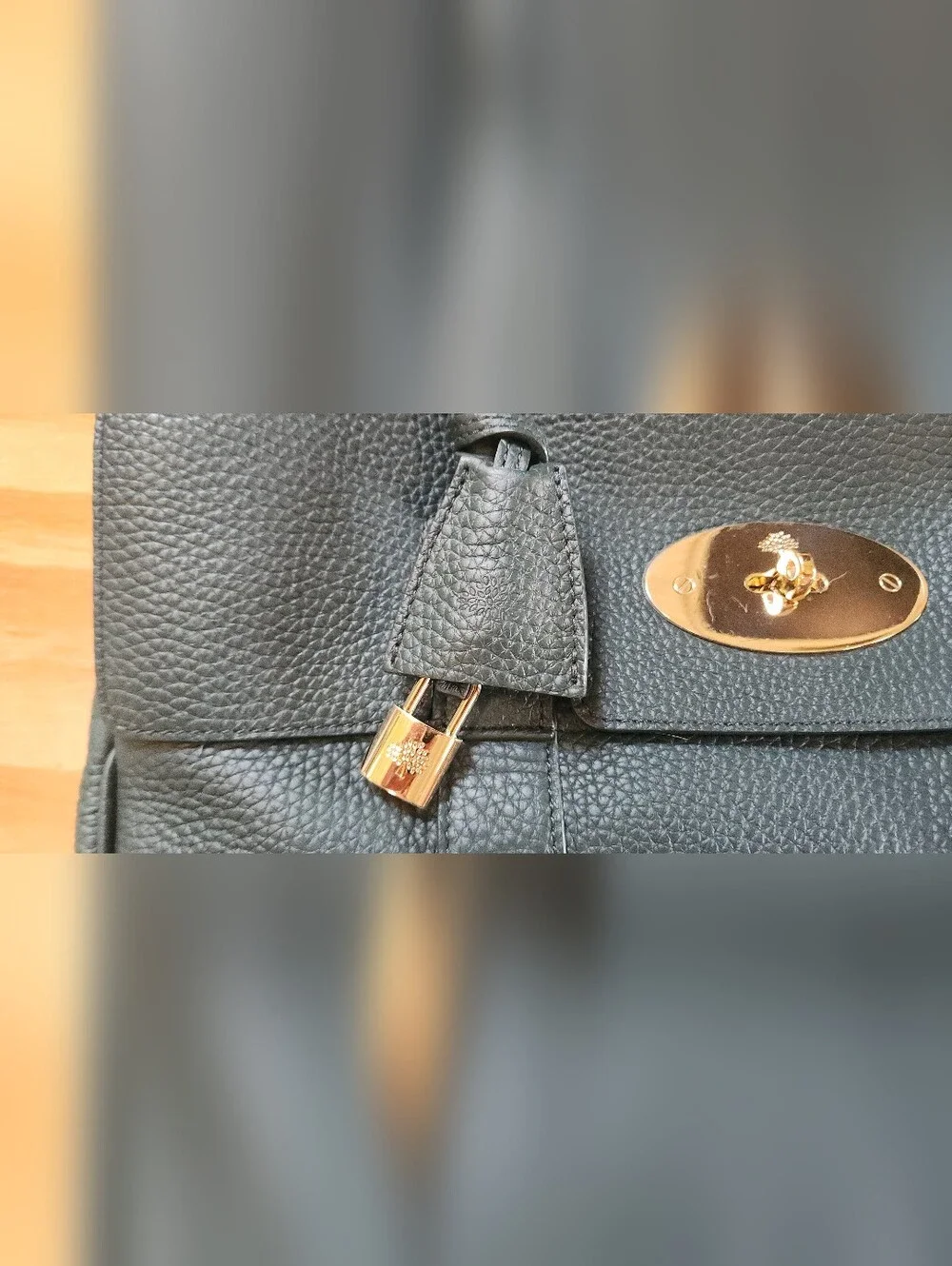 Mulberry Bayswater Heavy Grained Leather Satchel